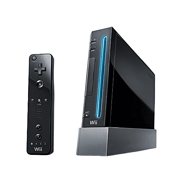 Console Nintendo Wii Preto (Seminovo)