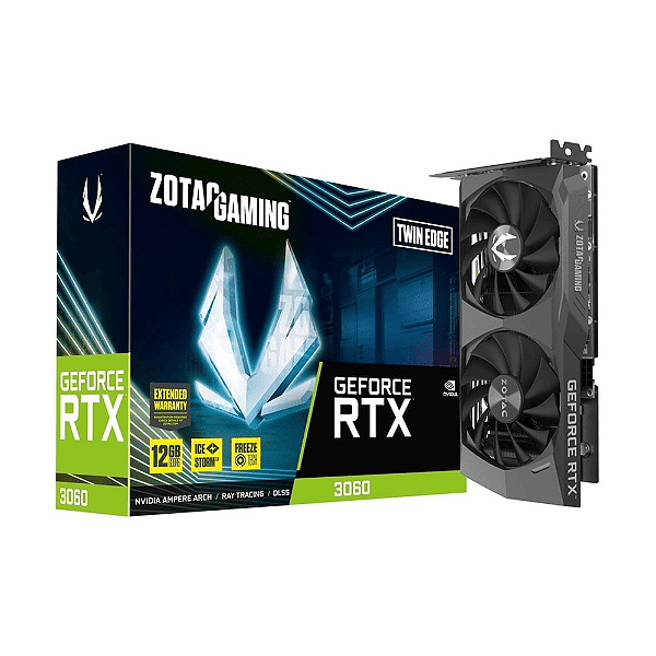 Placa de Vídeo NVIDIA GeForce RTX 3060 GDDR6 12GB Zotac