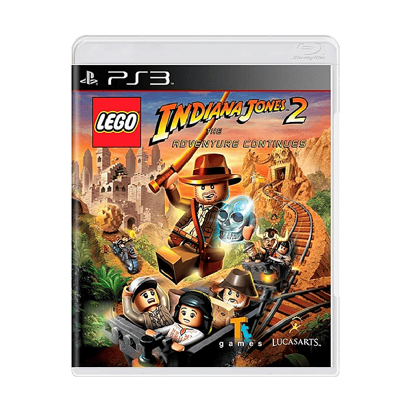 Jogo LEGO Indiana Jones 2 PS3 Físico Original (Seminovo)