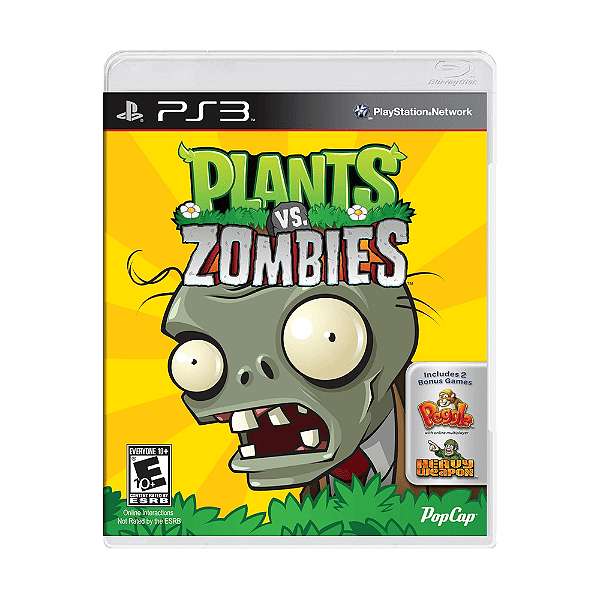 Jogo Plants Vs Zombies PS3 Mídia Física Original (Seminovo)