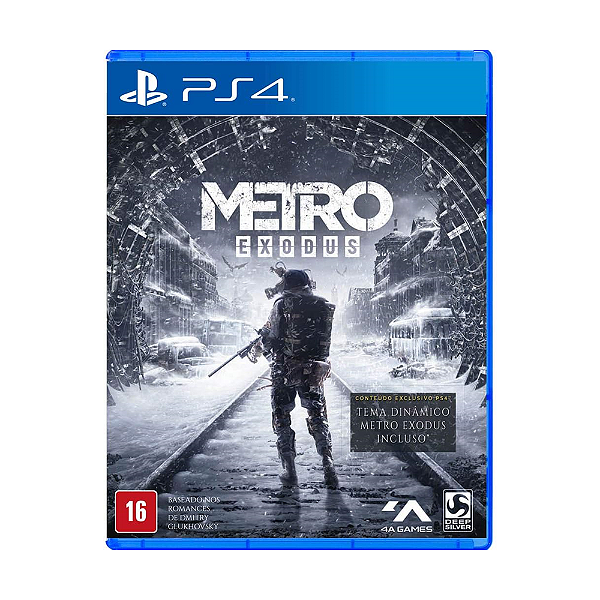 Jogo Metro Exodus PS4 Mídia Física Original (Seminovo)