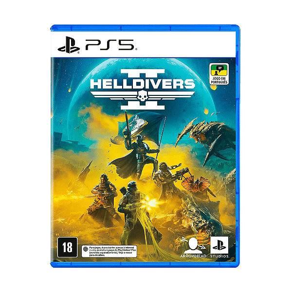 Jogo Helldivers II PS5 Mídia Física Original (Seminovo)