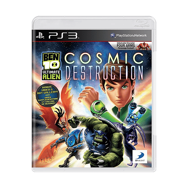 Jogo Ben 10 Ultimate Alien Cosmic Dest. PS3 Físico Seminovo
