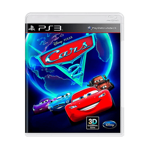 Jogo Disney Pixar Carros 2 PS3 Físico Original (Seminovo)