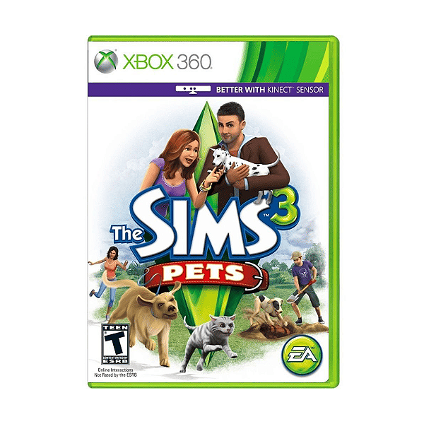 Jogo The Sims 3 Pets Xbox 360 Físico Original (Seminovo)