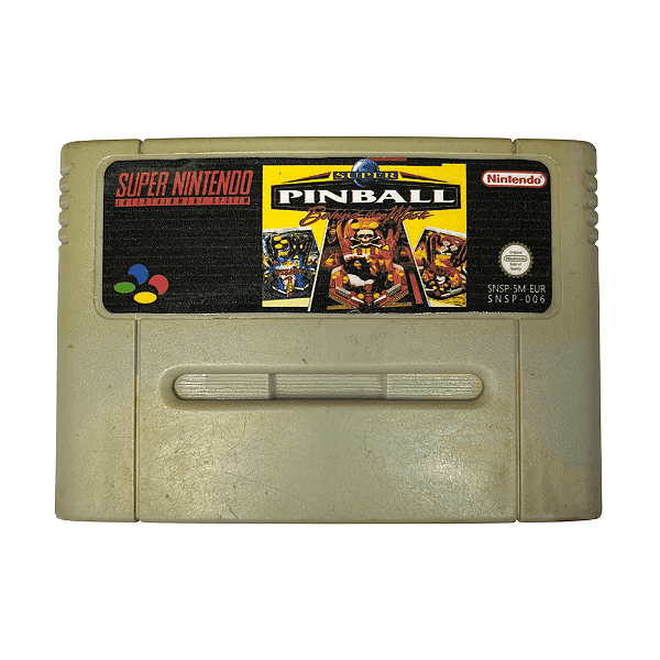 Jogo Super Pinball SNES Super Nintendo Paralelo Seminovo