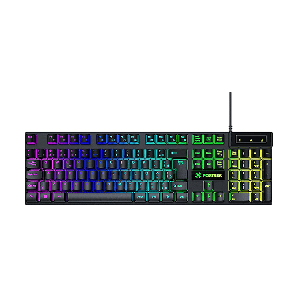 Teclado Gamer Fearless 100 Fullsized Preto - Fortrek