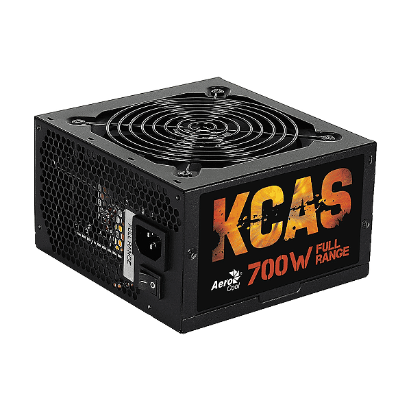 Fonte ATX 700W 80 PFC Ativo 80 Plus Bronze Aerocool - KCAS
