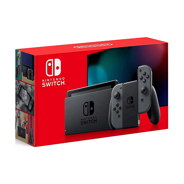 Console Nintendo Switch V2 Cinza (Seminovo)