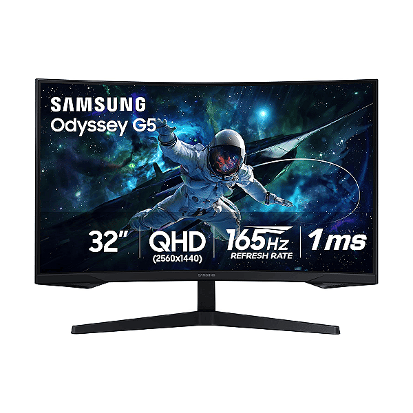 Monitor 32" Gamer Odyssey G5 Full HD 165Hz HDMI - Samsung