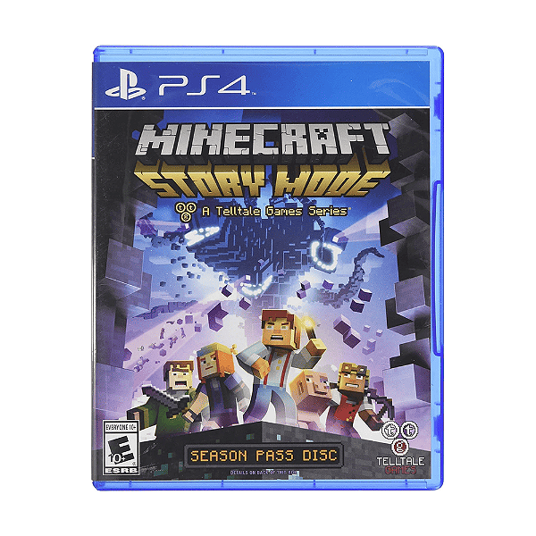 Jogo Minecraft Story Mode PS4 Físico Original (Seminovo)