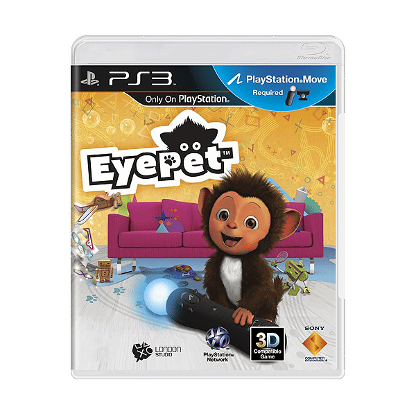 Jogo Eyepet PS3 Mídia Física Original (Seminovo)