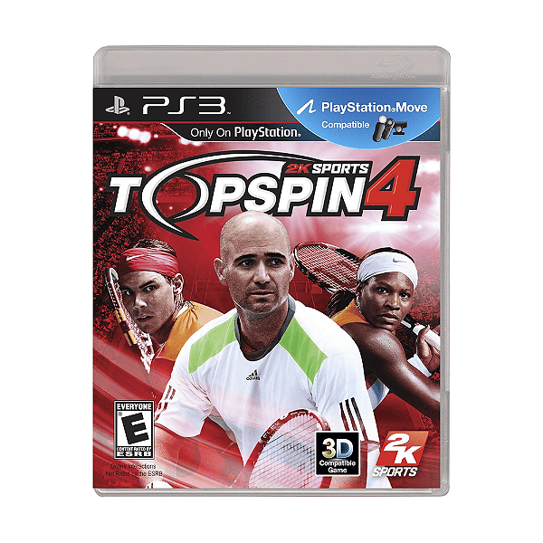 Jogo 2K Sports Topspin 4 PS3 Mídia Física Original Seminovo