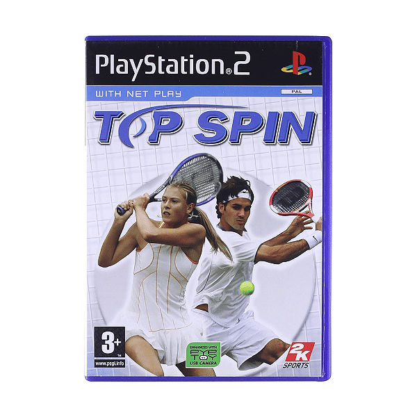 Jogo Top Spin PS2 Físico Original Europeu (Seminovo)