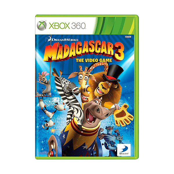 Jogo Madagascar 3 Xbox 360 Físico Original (Seminovo)