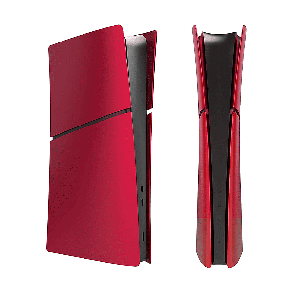 Tampa do Console PlayStation 5 Slim M.D. Vermelho Paralelo