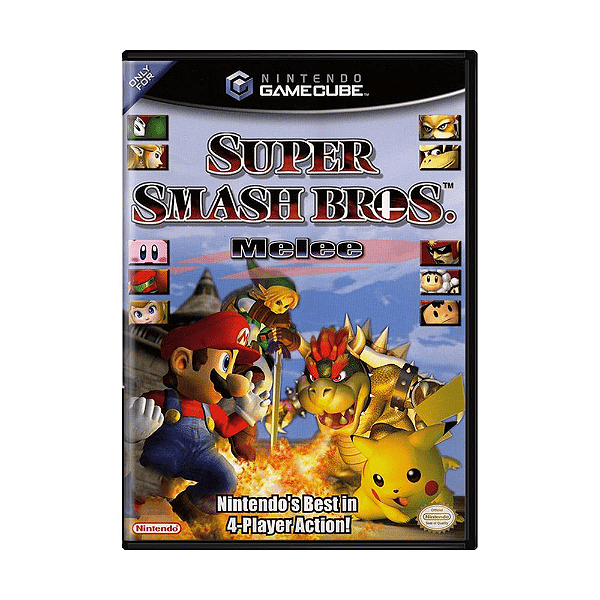 Jogo Super Smash Bros Melee GameCube Físico (Seminovo)