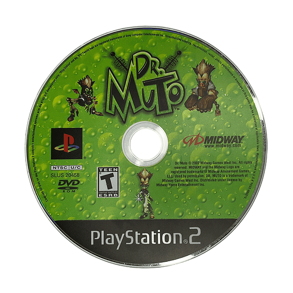 Jogo Dr. Muto PS2 Original Somente Disco (Seminovo)