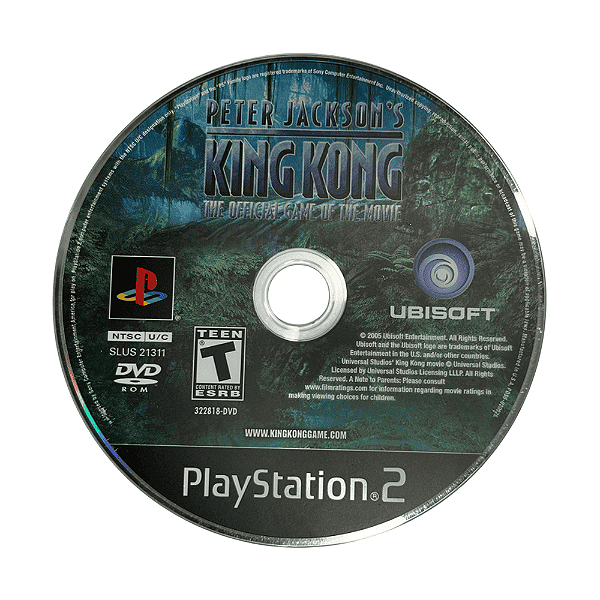 Jogo King Kong PS2 Original Somente Disco (Seminovo)