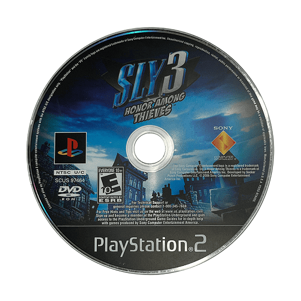 Jogo Sly 3 Honor Among Thieves PS2 Original Disco (Seminovo)