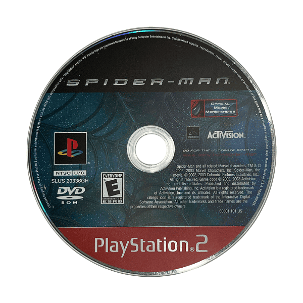 Jogo Spider-Man PS2 Original Somente Disco (Seminovo)