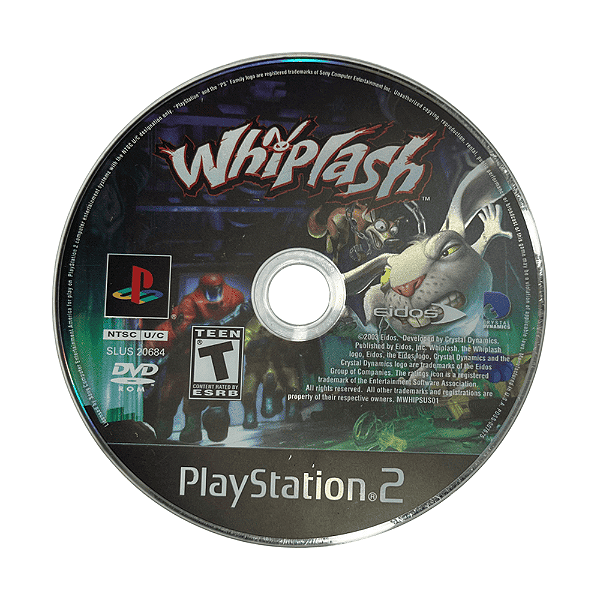 Jogo Whiplash PS2 Original Somente Disco (Seminovo)