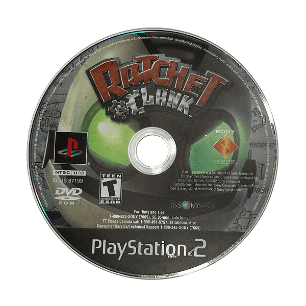 Jogo Ratchet e Clank PS2 Original Somente Disco (Seminovo)