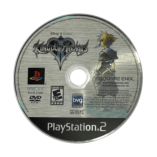 Jogo Kingdom Hearts 2 PS2 Original Somente Disco (Seminovo)