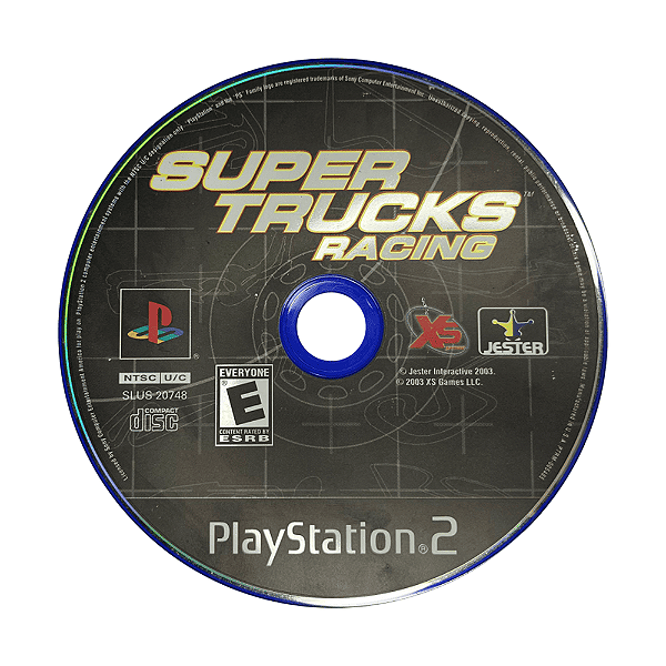 Jogo Super Trucks Racing PS2 Original Somente Disco Seminovo