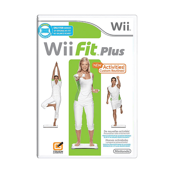 Jogo Wii Fit Plus Nintendo Wii Físico Original (Seminovo)