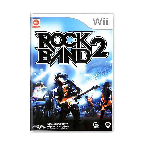 Jogo Rock Band 2 Nintendo Wii Físico Original (Seminovo)
