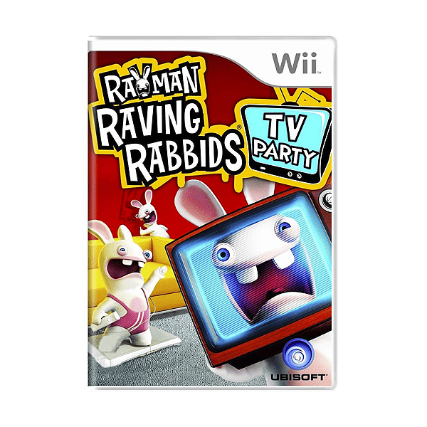 Jogo Rayman Raving Rabbids Tv Nintendo Wii Original Seminovo