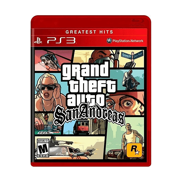 Jogo GTA San Andreas PS3 Mídia Física Original (Lacrado)