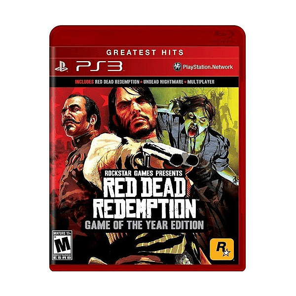 Jogo Red Dead Redemption GOTY PS3 Físico Original (Lacrado)