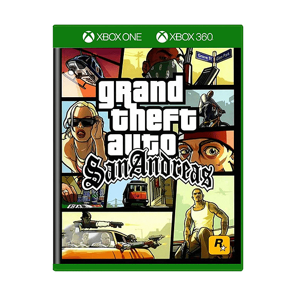 Jogo GTA San Andreas Xbox One e 360 Físico Original Lacrado