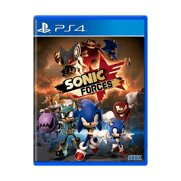 Jogo Sonic Forces PS4 Mídia Física Original (Seminovo)