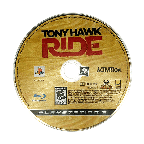 Jogo Tony Hawk Ride PS3 Somente Disco Original (Seminovo)