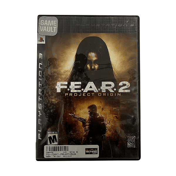 Jogo F.E.A.R. 2 Project Origin PS3 Hollywood Video Seminovo