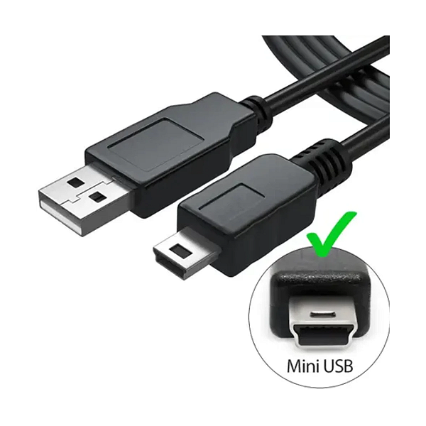 Cabo USB para PS3 e Nintendo Wii Mini USB 1,8M - Storm
