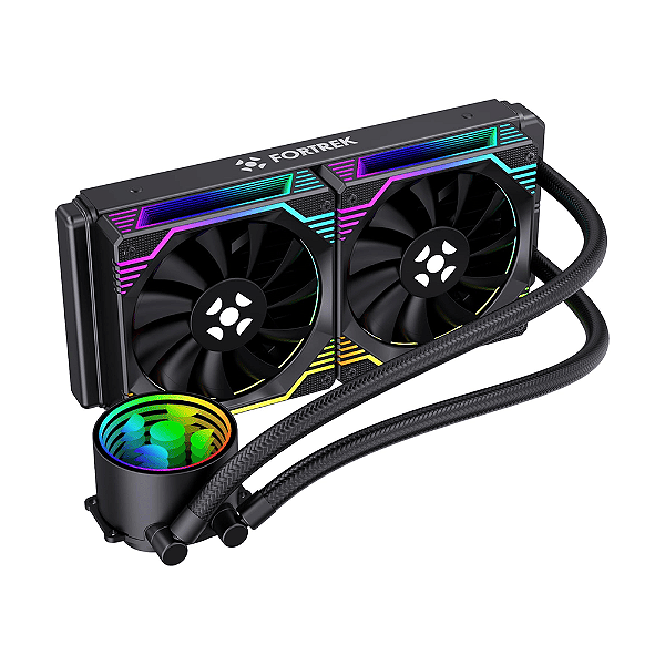 Water Cooler Breezy Duplo Fan Preto 240MM - Fortrek