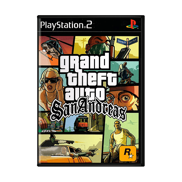 Jogo GTA San Andreas PS2 Físico Original (Lacrado)