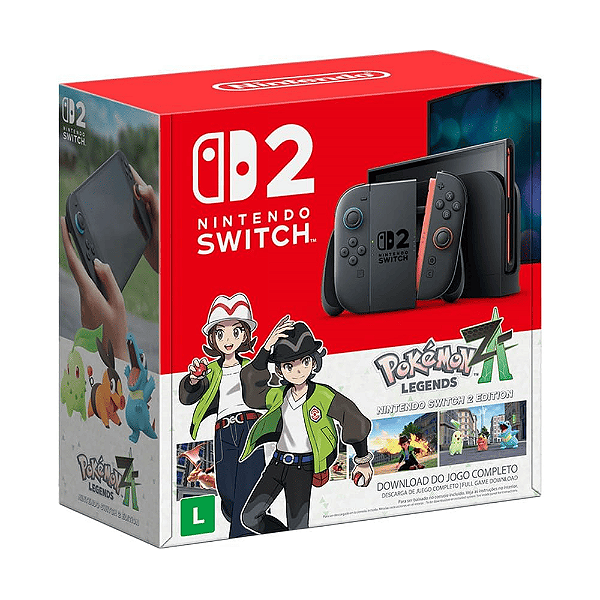 Console Nintendo Switch 2 256GB Com Pokémon Legends Z-A