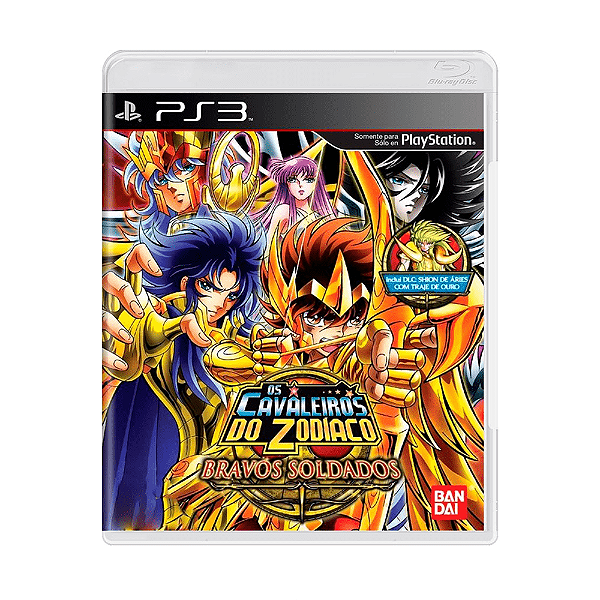 Jogo Os Cavaleiros do Zodiaco Bravos Soldados PS3 (Seminovo)