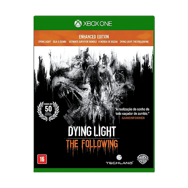 Jogo Dying Light The Following Xbox One Original Seminovo