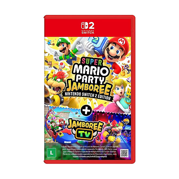 Jogo Mario Party Jamboree + J.Tv Nintendo Switch 2 Seminovo