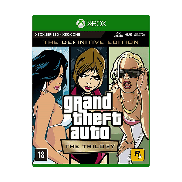 Jogo GTA The Trilogy Definitive Xbox One Físico (Seminovo)