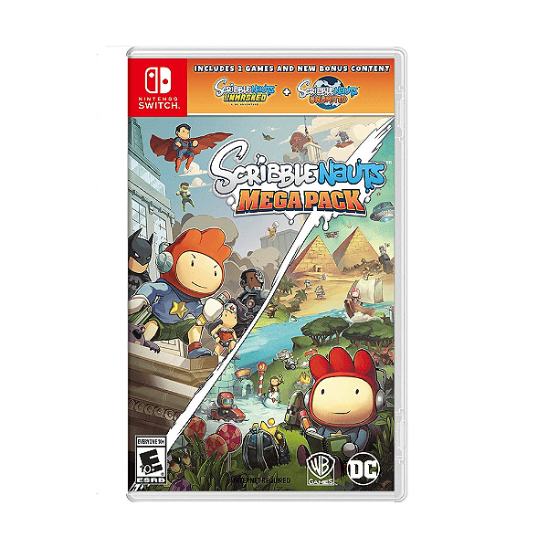 Jogo Scribblenauts Mega Pack Nintendo Switch Físico Seminovo