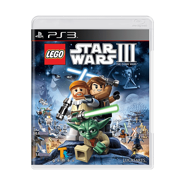 Jogo Lego Star Wars III PS3 Mídia Física Original (Seminovo)