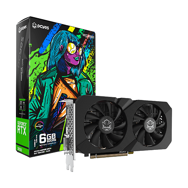 Placa de Vídeo NVIDIA GeForce RTX 3050 6GB - Pcyes