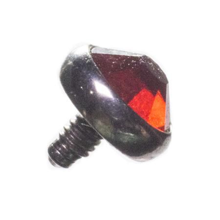 Jóia Microdermal Cristal Vermelho